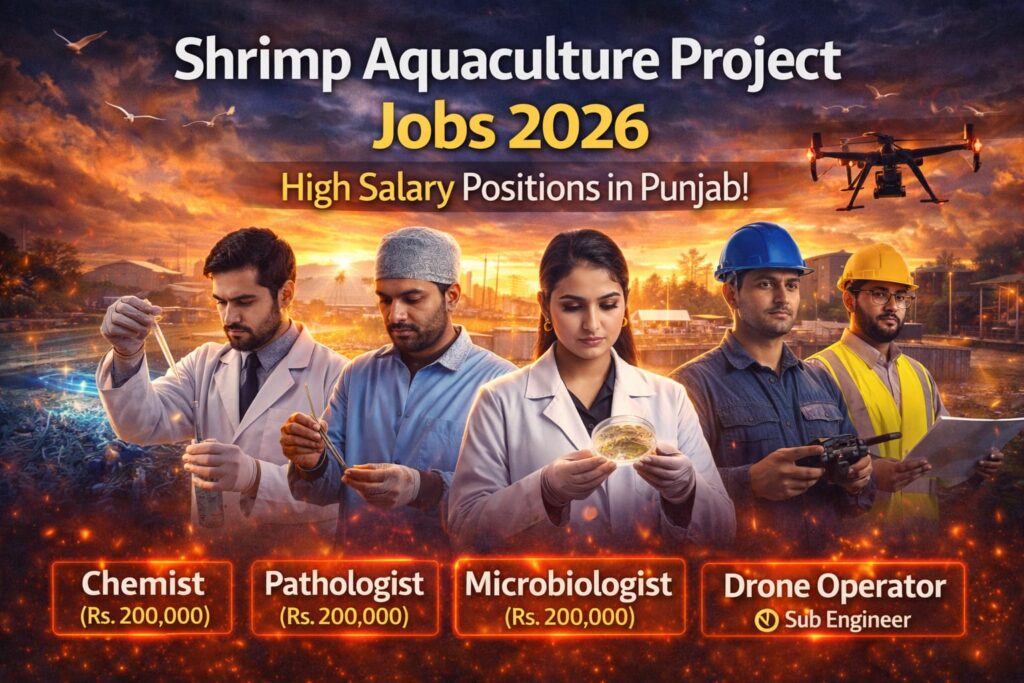 Best Shrimp Aquaculture Project Jobs 2026 in Punjab