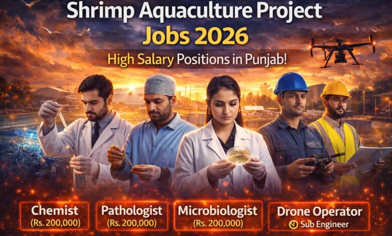 Best Shrimp Aquaculture Project Jobs 2026 in Punjab