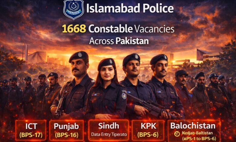 Islamabad Capital Police Jobs 2026