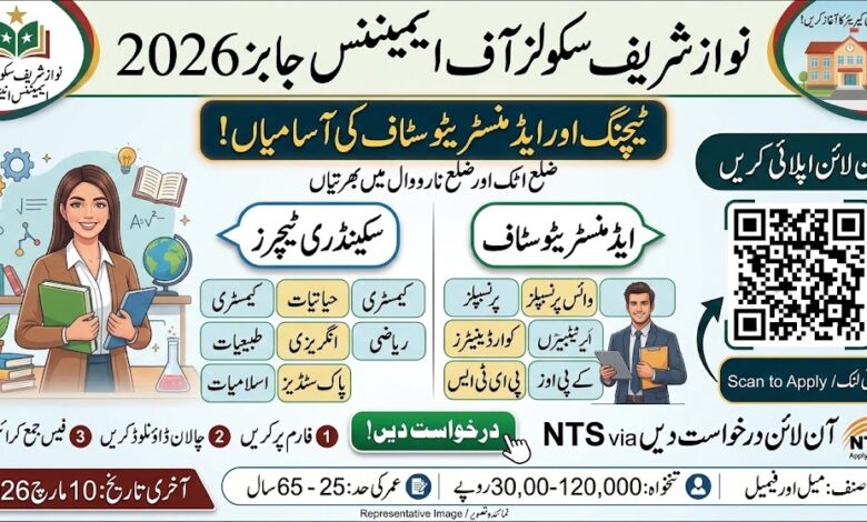 Nawaz Sharif Schools of Eminence Jobs 2026