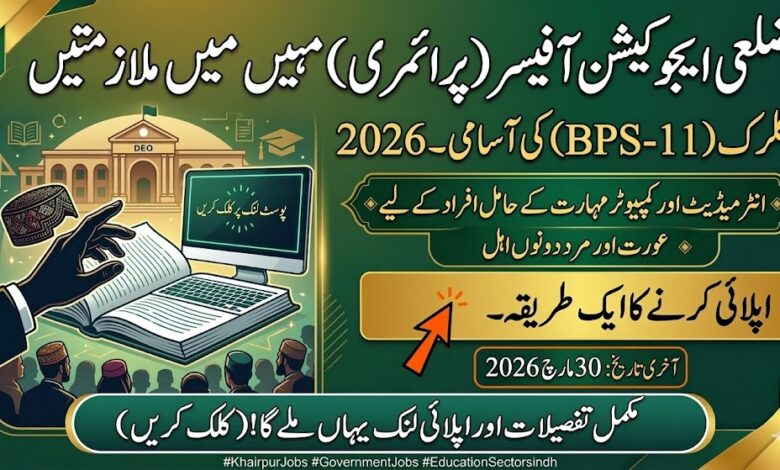 Education Department, Clerk Jobs 2026
