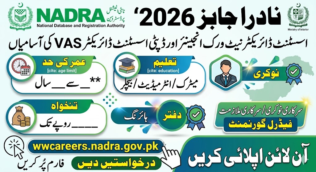 NADRA jobs
