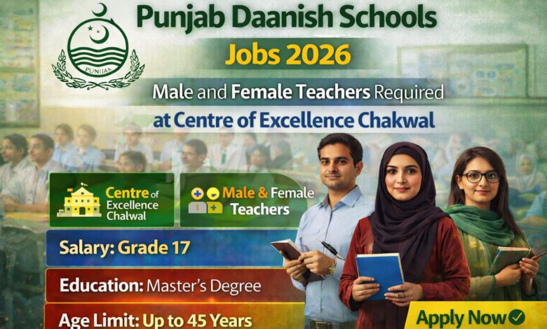 Punjab Daanish Schools Jobs